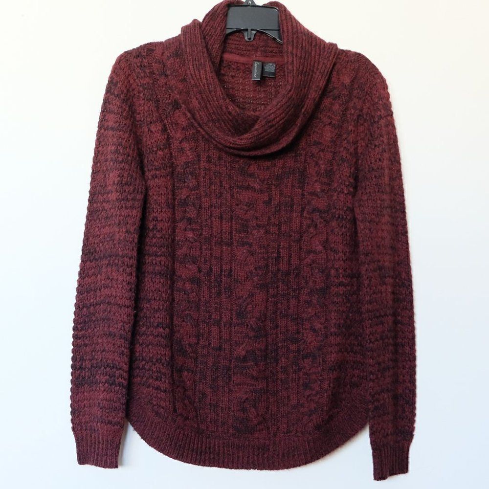 Capuccino Cowl Neck Sweater M